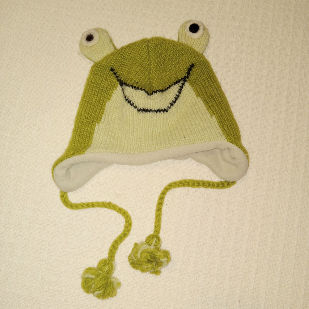 Green Frog Beanie